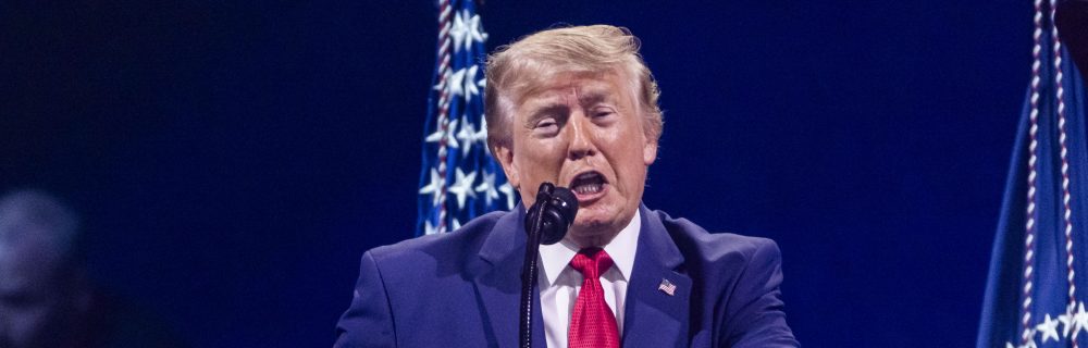 Teleprompter Trump voorkennis