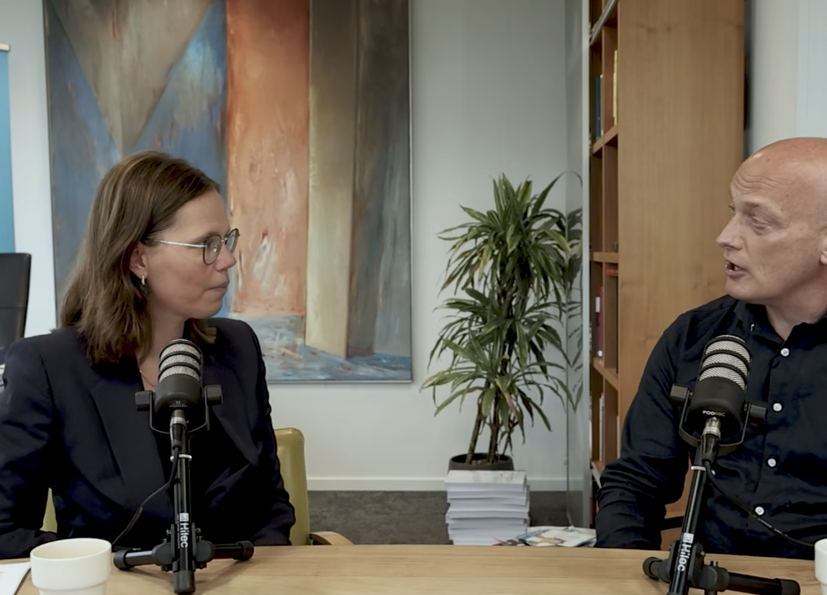 Mirjam Bikker en Marcel van Kleij podcast