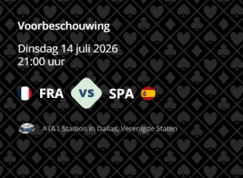 WK 2026 halve finale voorspelling Frankrijk Spanje