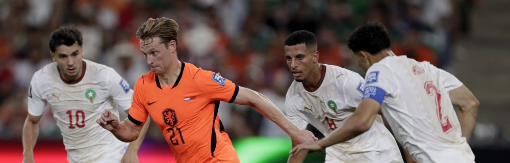 Frenkie de Jong vs Marokko wk 2026