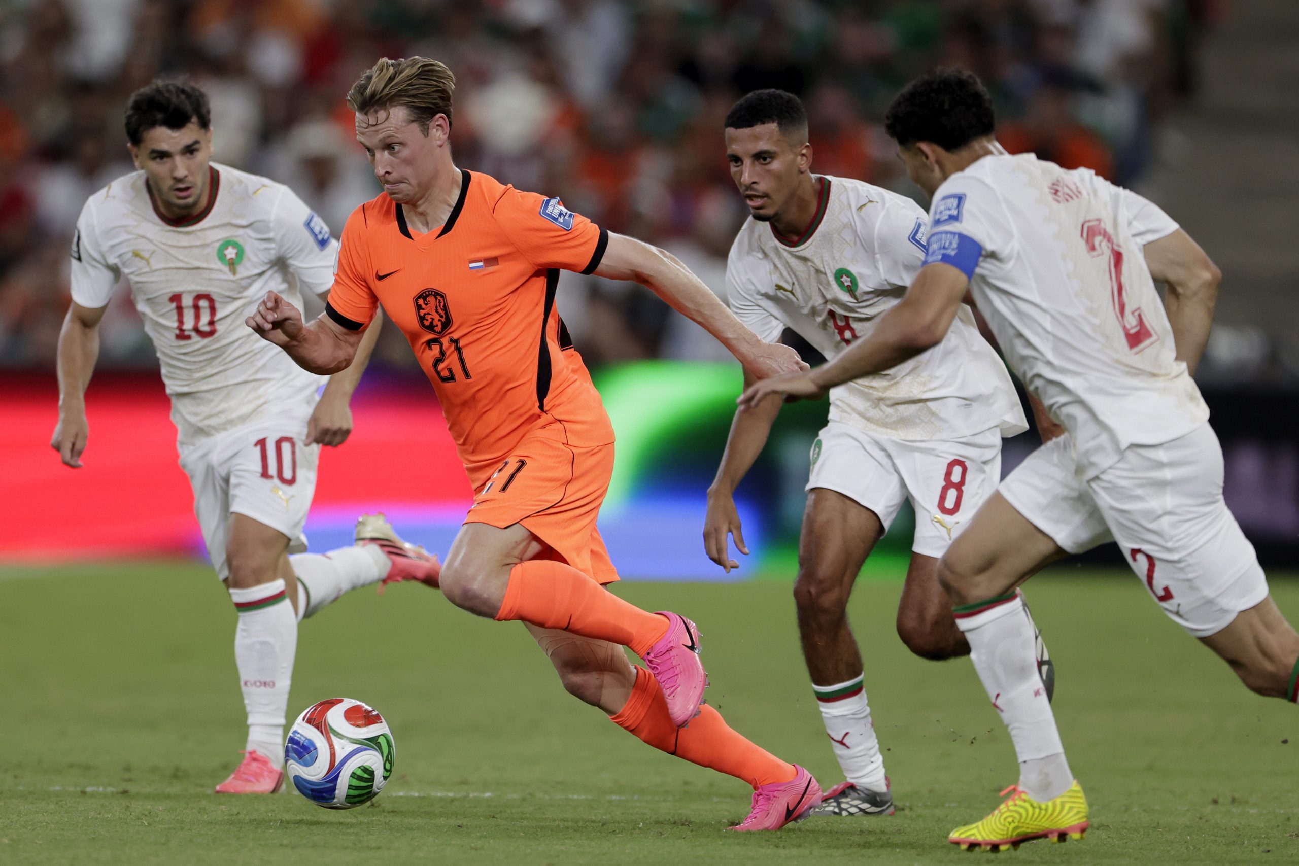 Frenkie de Jong vs Marokko wk 2026