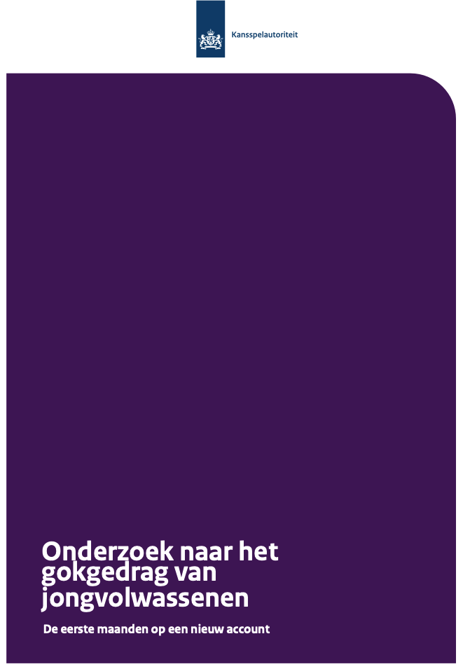Onderzoek naar het gokgedrag van jongvolwassenen - De eerste maanden op een nieuw account - onderzoek Kansspelautoriteit