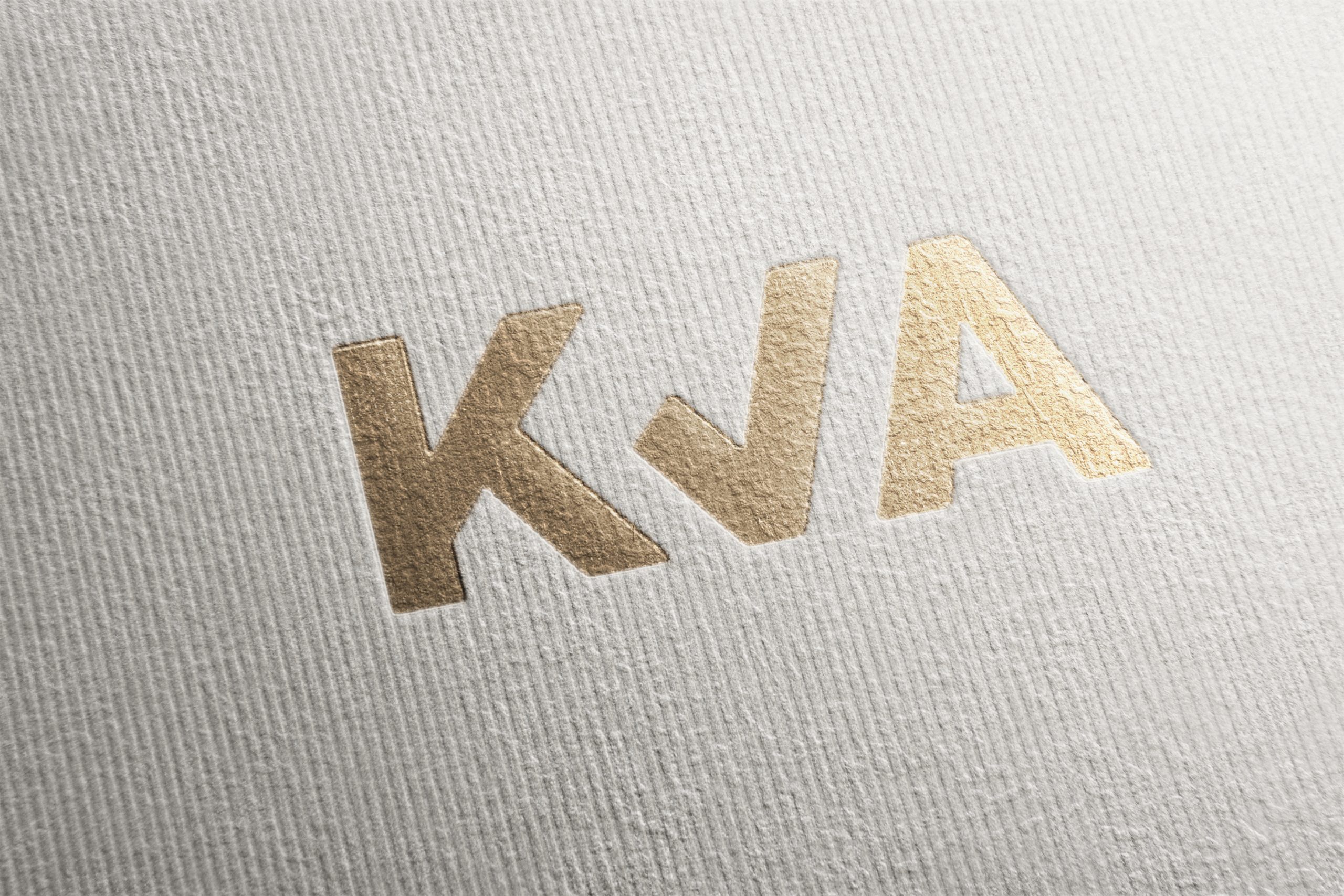 KVA logo mockup