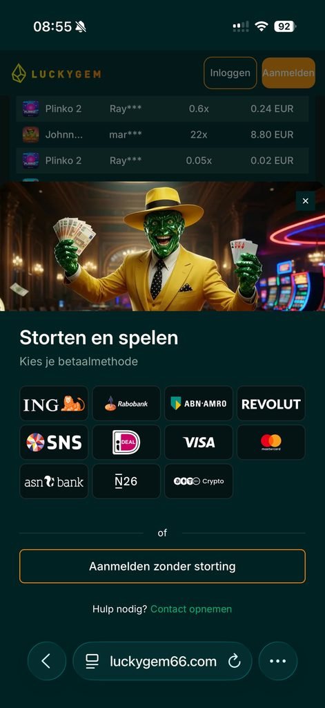 Illegale online casino Lucky Gem